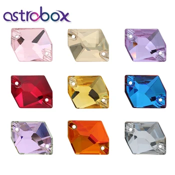 Astrobox ryškios Spalvos Siūti kalnų krištolas Aplikacijos, Siuvimo Prarasti Brangakmenio Butas Atgal Kosminės Motyvas Masės Diamond 