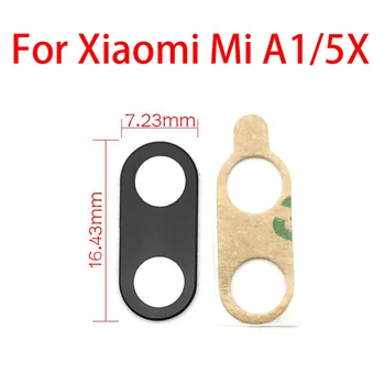 Atgal Kameros Stiklo Objektyvo Dangtelis Su Įklija, Xiaomi Mi A1/ Mi 5X Mi A2/ Mi 6X Mi A2 Lite A3 Max 2 Max 3 Sumaišykite 2 Mix 2S Sumaišykite 3 Mi11
