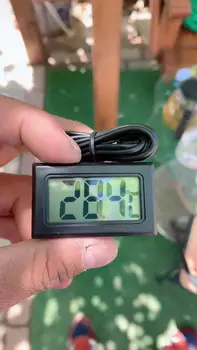 Atsparus vandeniui LCD Skaitmeninis Termometras Akvariumo Elektroninių Tikslumo Žuvų Bako Temperatūros Matavimo Priemonė su Zondas