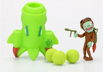 Augalai vs Zombies Veiksmų Skaičius, Žaislai Vaikams, Tėvų-Vaikų PVC interaktyvus žaislas Žirnių šaulys žaislas OPP Gimtadienio Dovanos Veiksmų