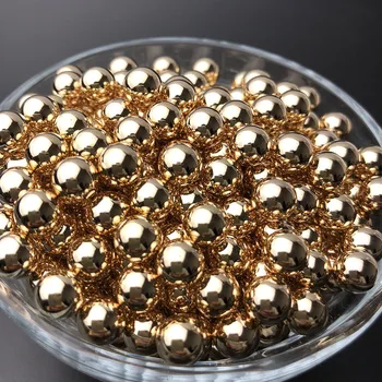 Auksinių perlų karoliukus, be/su skyle,6mm 8mm 10mm aukštos kokybės abs, vestuvių papuošalai,papuošalai 
