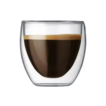 Aukštos boro silikatinio Stiklo, Dvigubos sienelės Izoliuotos, Kavos Puodelį, 80 ml Geriamasis Pienas, Arbata, Vaisių Sultys, Kava, Latte, Espresso FZ438