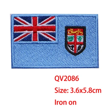 Aukštos klasės Kanados, Jungtinių amerikos valstijų, didžiosios Britanijos vėliava piktogramą, Siuvinėtos Aplikacijos Lopai kawaii drabužius 