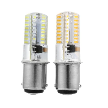 Aukštos Kokybės 1Pc Balta/Šiltai Balta 110/120V BA15D LED Kukurūzų Lemputes, 2.6 M 3014 64SMD Žibintai, Siuvimo Mašina, Energijos Taupymo