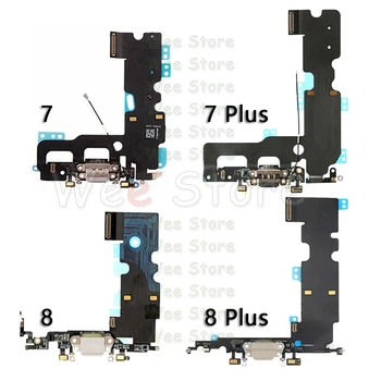 Aukštos Kokybės Apačioje USB Įkroviklis Port Jungtis Dock Flex Cable For iPhone 