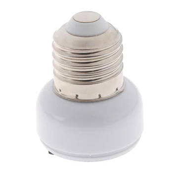 Aukštos Kokybės E27 ABS MUMS/ES Plug Jungtis Priedai Lemputės Laikiklį Apšvietimo Šviestuvas, Lempučių Bazės Prisukite Adapterį Baltos Lempos Lizdas