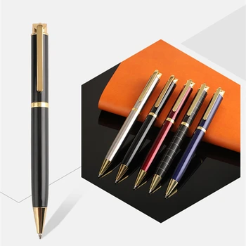 Aukštos kokybės metalinis tušinukas sukasi tušinukas verslo reklamos dovana pen mokykla raštu biuras parašą pen