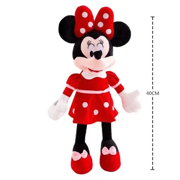 Aukštos Kokybės Mielas Disney Mickey Mouse Minnie Pliušiniai Žaislai Gyvūnų, Animacinių Filmų Įdaryti Lėlės Vaikams Kalėdų Dovanos