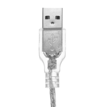 Aukštos Kokybės Patvarus Dual USB 2.0 A Male į Mini USB B 5 Pin Male Duomenų Kabelis 2,5 