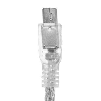Aukštos Kokybės Patvarus Dual USB 2.0 A Male į Mini USB B 5 Pin Male Duomenų Kabelis 2,5 