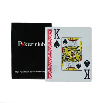 Aukštos Kokybės Pokerio Kortelės atsparus Vandeniui Plastikinių PVC Kortų Rinkiniai Klasikinis Magija Gudrybės Pokerio Klubo Kortelė 1 Denio Pritaikoma