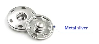 Aukštos Kokybės Žalvario Metalo Tvirtinimo detalės, Paspauskite Mygtuką Snap Mygtukų, skirtų Drabužių Moterims, Vaikams, Siuvimo Mygtuką 