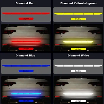 Automobilio Bagažo Skyriaus Atspindintis Įspėjimo Lipdukas Juostelės Ford Focus 2 3 Fiesta 