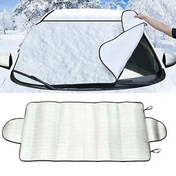 Automobilio priekinis stiklas skėtį nuo saulės, Šalčio ir Sniego apsauga, apsaugos nuo Saulės Šiluminė izoliacija Automobilio priekinio ir galinio stiklo saulės blokas