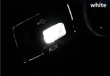 Automobilio stilius USB Dekoratyvinės Lempos Apšvietimas LED Šviesos Atmosfera Toyota Camry Highlander RAV4 
