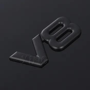 Automobilių Lipdukas Auto Ženklelis Emblema Decal V8 Logotipas BMW Audi Mercedes Ford 