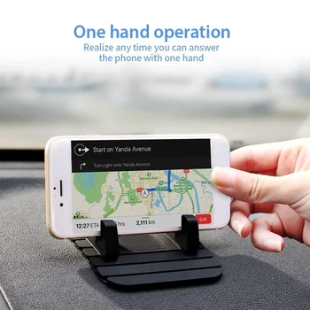 Automobilių Silikono Turėtojas Anti-slip Pad Mat prietaisų Skydelio Stovo tvirtinimas Telefono GPS Laikiklis, Skirtas 