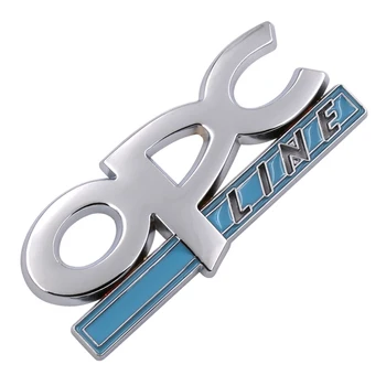 Automobilių stiliaus 3D Metalo OPC LINE Emblema Automobilio Pusės Sparno ir Uodegos Ženklelis Lipdukas OPEL Vectra b td cd Corsa d Insignia Mokka Regal automobilių padengti