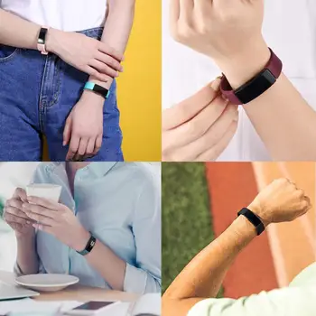 Baaletc Pakeitimo Juostos Fitbit Įkvėpti hr Smartwatch Pakeitimo Riešo Dirželis Fitbit Įkvėpti Apyrankę Paprasto Spalvos