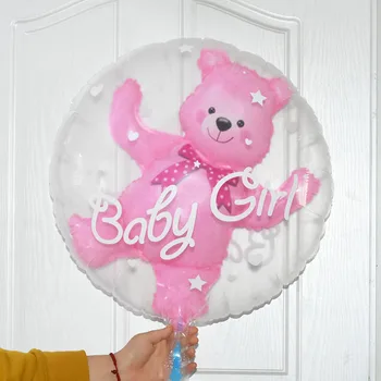 Baby Shower Kūdikis, Berniukas, Mergaitė, Padengti Folija Balionas BalloonsKids 1-ojo Gimtadienio Dekoracijas its a boy girl Kūdikio Dušas Šalis tiekimo