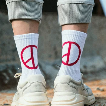 Banga kojinės skateboard kojinės vyriškos hip-hop sporto kojinės korėjos versija, Europos ir Amerikos gatvės asmenybės pora