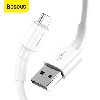 Baseus 3A spartusis įkrovimas USB Kabelis, Mikro Tipas-C Prietaisų Duomenų Kabelis Greita Įkrovimo Kabelį, Laidą 