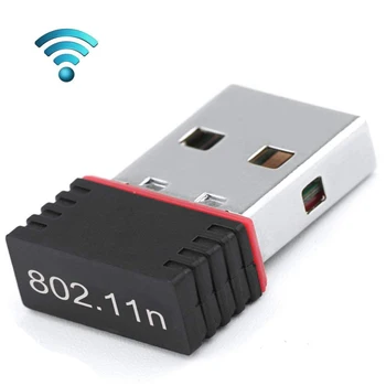 Belaidė Mini USB WiFi Adapteris 150Mbps Wi-Fi Adapterį, KOMPIUTERIO USB, Ethernet, WiFi Dongle 2.4 G Tinklo plokštė 802.11 n Wi-fi Imtuvas