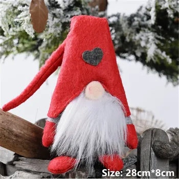 Beveidis Elf Miško Santa Lėlės, Papuošalai Naujųjų Metų Dekoracija Kalėdinė Dekoracija Namuose Kalėdinė Dekoracija Namuose Navidad-C