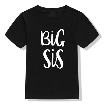 Big Sister & Broliukas Aprangą Vaikų Berniukų, Mergaičių Marškinėliai Naujagimiui Bodysuit Jumpsuit Apranga Giminystės Atitikimo T-Shirt Apranga