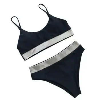 Bikini 2020 m. Moteris Kietas Bikini Komplektas Plaukimo Dviejų dalių Maudymosi Kostiumėliai, Paplūdimio Kostiumas biquini vestido de baño купальник