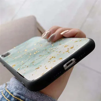 Bling Aukso China marmuro telefono dėklas Padengti Huawei P20 Lite 30 Pro Y6 Y7 Y9 2019 Garbę 20 mate 20 lite nova 3i coque