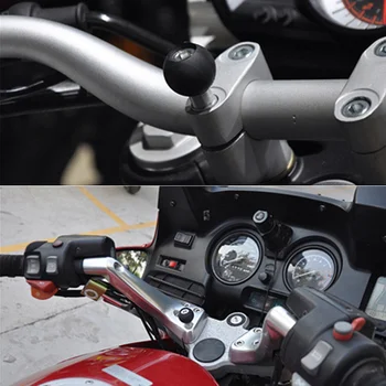BMW Kawasaki GPS Telefonas Mount Turėtojas Bendro Motociklo Rankenos Apkabos Bazė su 1