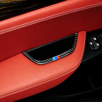 BMW X3 X4 F25 F26 11-17 Anglies Pluošto Automobilio Salono Durų Porankiai Saugojimo Dėžutės Rėmas Padengti Apdaila Lipdukas Automobilio Stiliaus Dekoro
