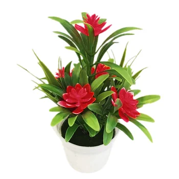 Bonsai Darbalaukio Vazoninių Augalų, Dirbtinės Gėlės Dekoro Namų Puošybai Ornamentu Namo Kambaryje Lentelė