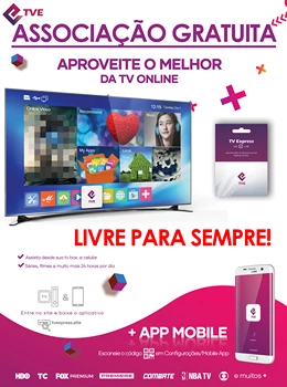 Brazilijos portugalų TVE TV Epress android TV Box 