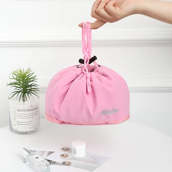 Brivilas naują raidę raišteliu kosmetikos krepšys kelionės plovimo vandeniui moterų makiažas krepšiai, mada saugojimui nešiojamų lūpų išsaugoti atveju