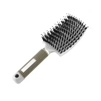 Brushy Hairbrush Moterų Drėgnų Plaukų Šepetys Šukos profesionalius Įrankius, Šukos Kirpykla Šukuosenų Šepetys Plaukams Masažas Plaukų Šepetys