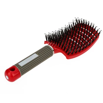 Brushy Hairbrush Moterų Drėgnų Plaukų Šepetys Šukos profesionalius Įrankius, Šukos Kirpykla Šukuosenų Šepetys Plaukams Masažas Plaukų Šepetys