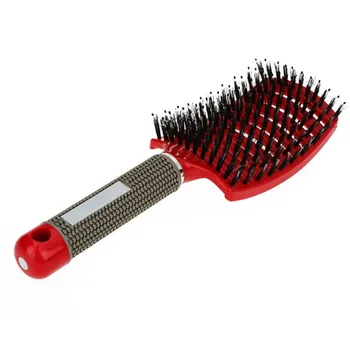 Brushy Hairbrush Moterų Drėgnų Plaukų Šepetys Šukos Profesionalus Plaukų Šepetys Masažinis Šepetys Šukos Plaukams Kirpykla, Kirpyklų Įrankiai