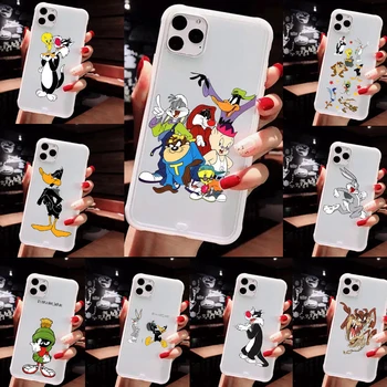 Bugs Bunny TweetyBird Daffy Antis Looney Tunes minkšto silikono TPU Case For iPhone 11Pro Max XR XS Max X XS 6 6S 7 8 Plius 11 11 Pro
