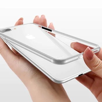Bumper Case For iPhone Xs Max Xr 8 7 6 6s Plius Coque Aliuminio Rėmas atsparus smūgiams gaubtas, Skirtas 
