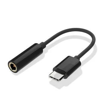 C tipo 3,5 mm ausinių lizdas 3,5 AUX USB-C adapter Cable de Audio USB-C para Huawei V30 30 pro Xiaomi Mi 10 Oneplus T 7 pro