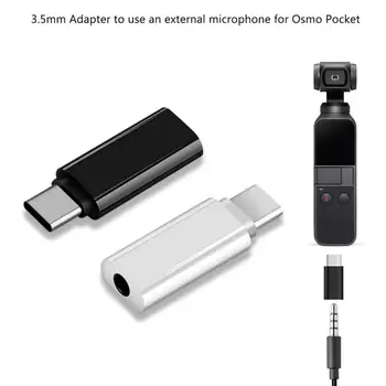 C tipo 3.5 mm Išorinis USB Telefono Adapteriai Konverteris Mic Garsiakalbis, laisvų Rankų Ausinės su Garso Lizdas 3.5 mm Kabelio Adapteris iš Micro Telefonai