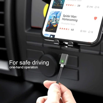 CANDYEIC Micro USB Magnetinis Įkroviklis iPhone Samsung 