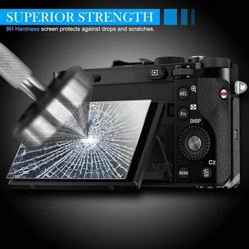Canon EOS 1100D 1200D 1300D 1500D 2000D Sukilėlių T5 T6 T7 Kiss X70 X80 X90 Grūdintas Stiklas 9H Camera LCD Screen Protector Filmas
