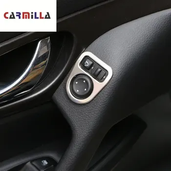 Carmilla Automobilio galinio vaizdo išoriniai Veidrodėliai Reguliavimo Jungiklis Rankenos Apdaila Įklija, Nissan Xtrail X-trail T32 Nesąžiningi - 2020 m.
