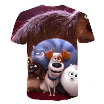 Cartoon Vaikų marškinėliai Berniukams 2020 Gyvūnų Spausdinti Juokingi Marškinėliai Mergaitėms Atsitiktinis Viršūnes Puikus Vaikams marškinėlius Babys Paauglys Drabužiai