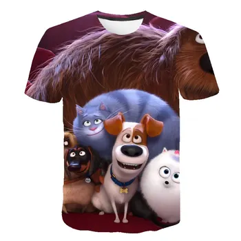 Cartoon Vaikų marškinėliai Berniukams 2020 Gyvūnų Spausdinti Juokingi Marškinėliai Mergaitėms Atsitiktinis Viršūnes Puikus Vaikams marškinėlius Babys Paauglys Drabužiai