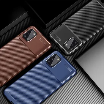 Case For Samsung Galaxy A31 Padengti Ultra-plonas Minkštos TPU Silikono Anglies Pluošto Galinį Dangtelį Samsung Galaxy A31 31 A315F/DS Atveju