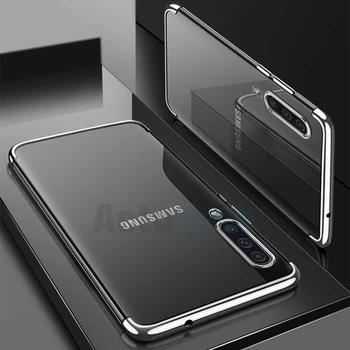 Case for Samsung Galaxy A60 A80 A90 A20E 2019 S10 5G S8 S9 Plus J4 J6 Premjero J8 S10E Skaidrios TPU Silikono Padengti Telefonas Atvejų
